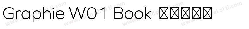 Graphie W01 Book字体转换